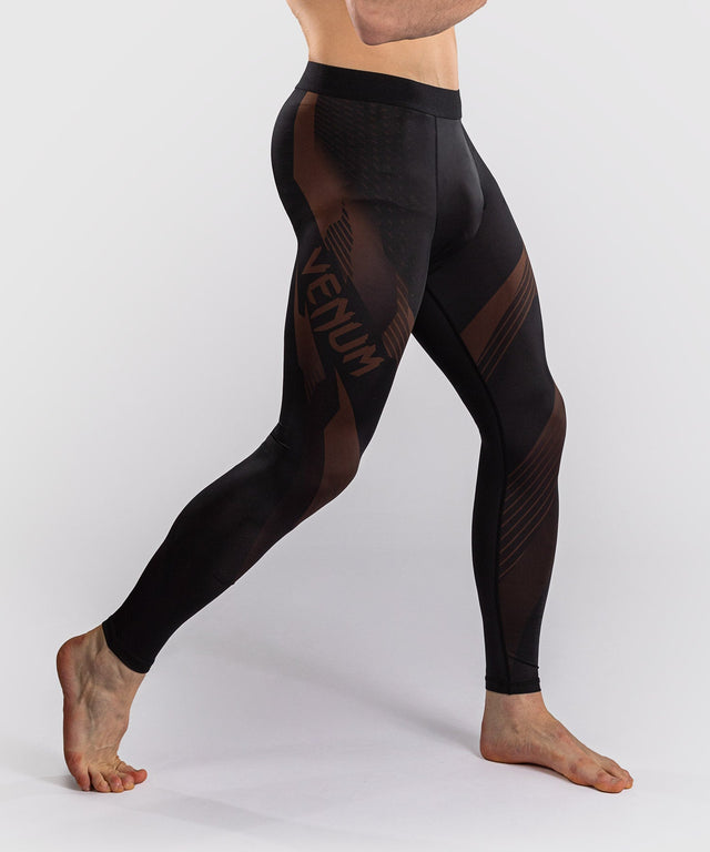 Venum Compression Shorts No-Gi 6.0 – Black/Brown