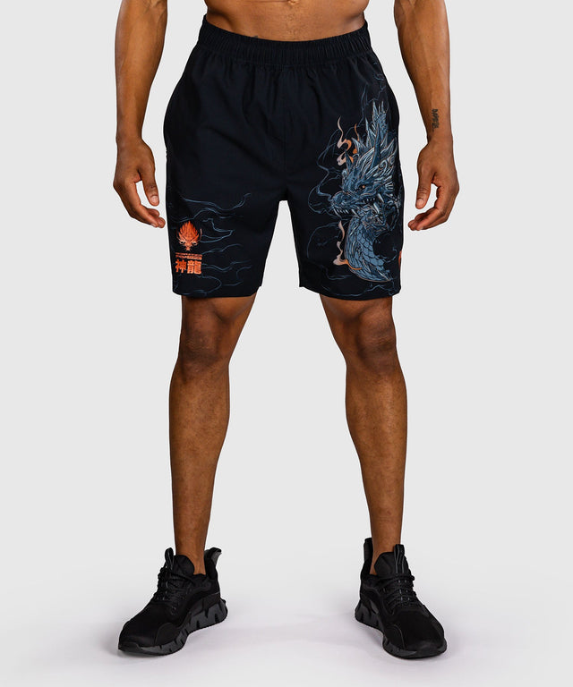 Venum Training shorts Thunder Dragon – Black/Grey/Copper