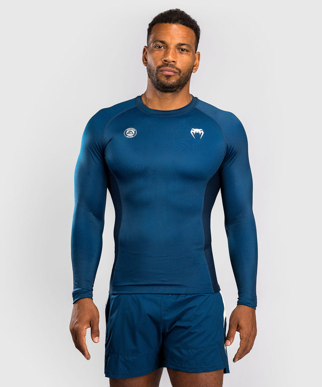 Venum Rashguard x Roger Gracie Academy Long Sleeves – Blue