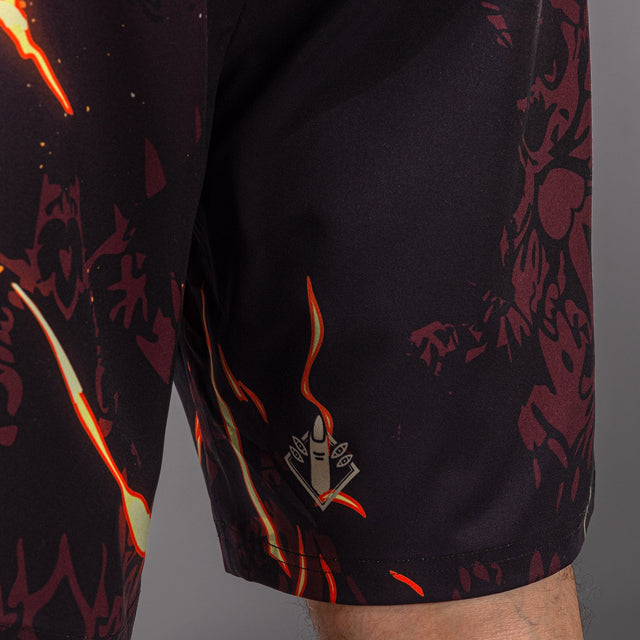 Venum Training shorts Sukuna – Black/Light beige