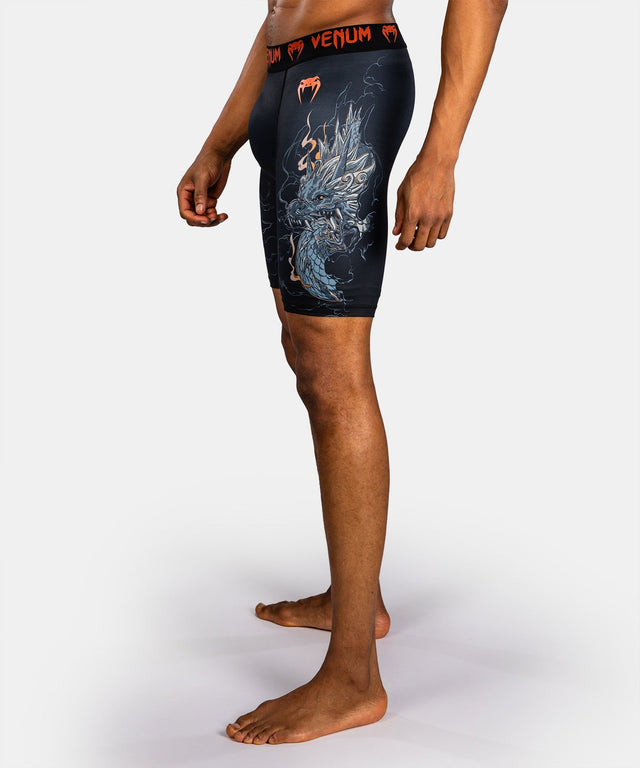 Venum Compression shorts & spats Thunder Dragon – Black/Grey/Copper