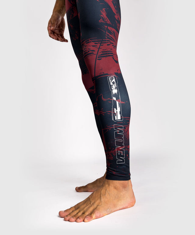 Venum UFC Compression Shorts Zenith – Navy Blue/Burgundy/Silver