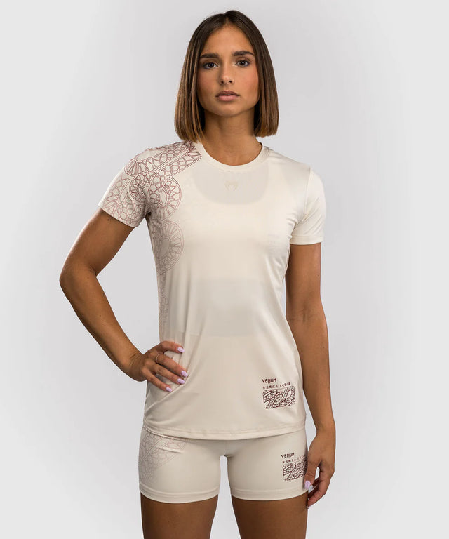 Venum Women's Dry Tech T-Shirt Serpenti - Ivory
