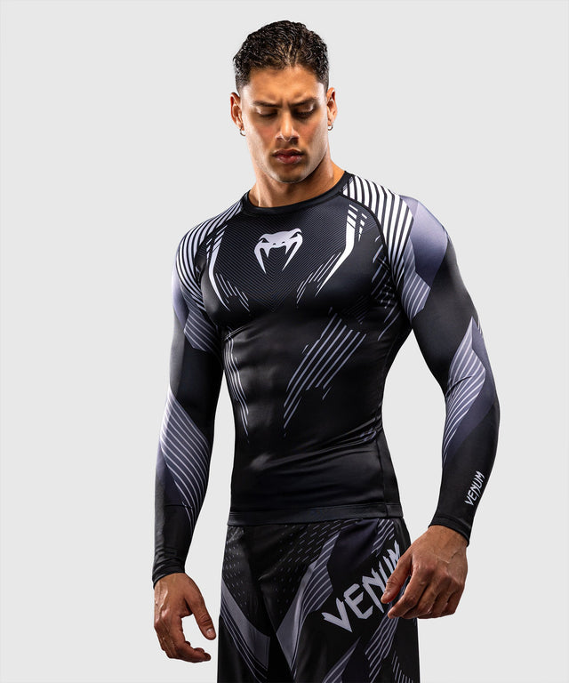 Rashguard Venum No-Gi 6.0 Maniche Lunghe – Nero/Bianco