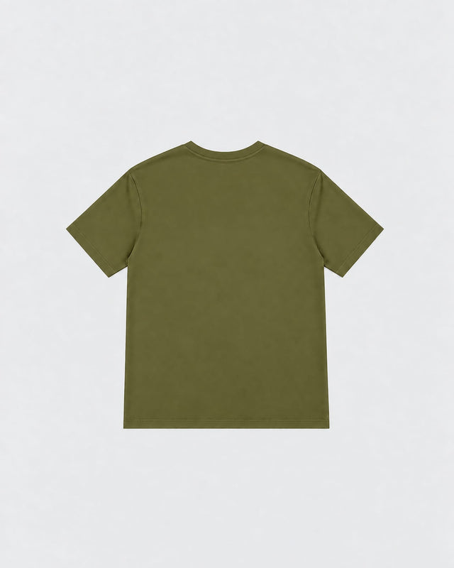 Caged T-Shirt Varsity – Khaki Green