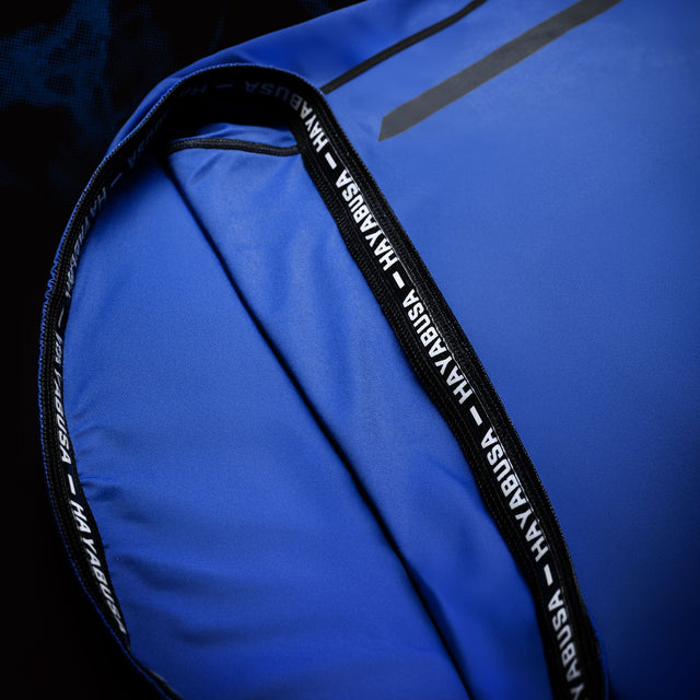 Hayabusa x UFC BJJ Rashguard Short Sleeves – Black/Blue