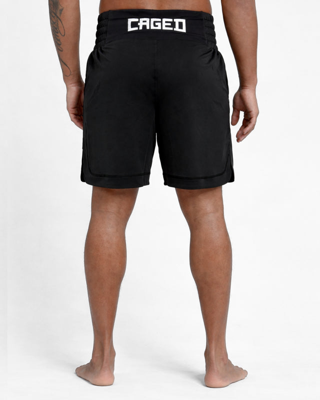 Caged Boxing Shorts Classic - Black