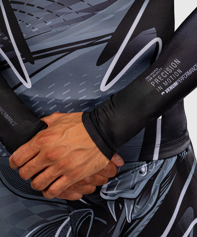 Venum Rashguard Crimson Viper 2.0 Langarm – Schwarz/Grau