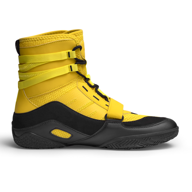 Hayabusa Strike Boxing Shoes - Yellow/Black