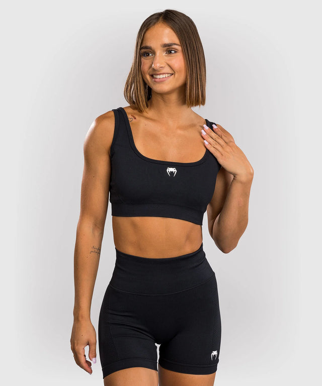 Venum Sculpt Long Sports Bra - Black/White