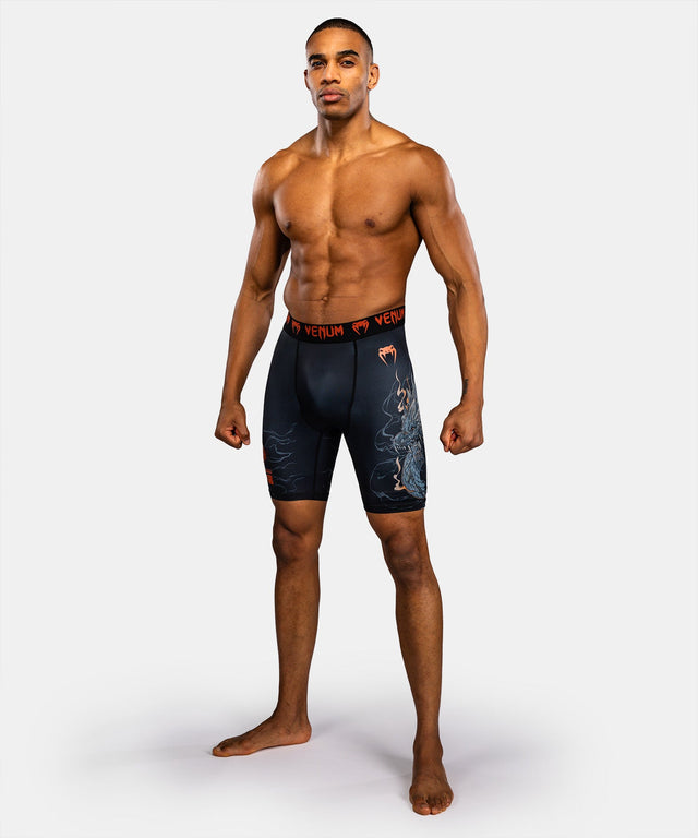 Venum Compression shorts & spats Thunder Dragon – Black/Grey/Copper