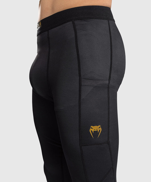 Venum Streamline Compression Shorts – Black/Gold