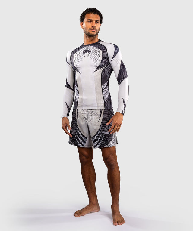 Venum Rashguard Galactic 3.0 Long Sleeves – Off-white/Black