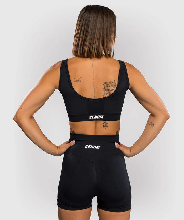 Venum Sculpt Long Sports Bra - Black/White