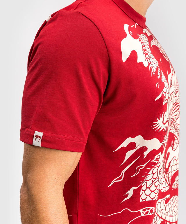 Venum T-shirt Dragon's Flight - Red/Cream White