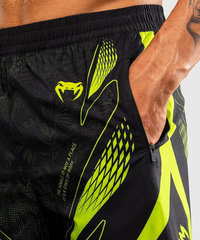 Venum Trainingsshorts Amazonia Reborn - Zwart/Groen