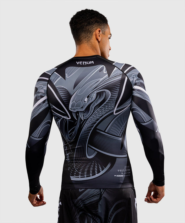 Venum Rashguard Crimson Viper 2.0 Langarm – Schwarz/Grau
