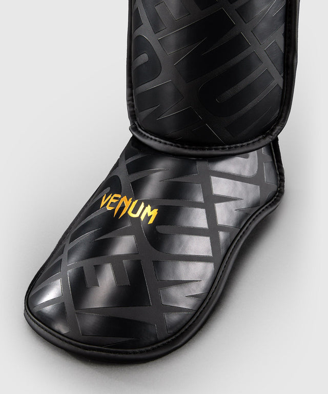 Venum Contender 1.5 XT 3D Shin Guards – Black/Gold