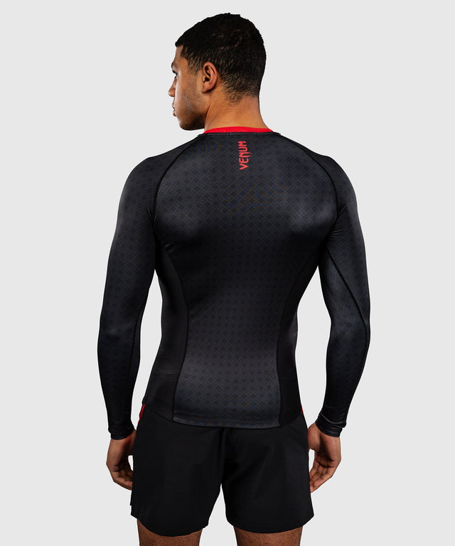 Venum Rashguard x Roger Gracie Long Sleeves – Black/Red