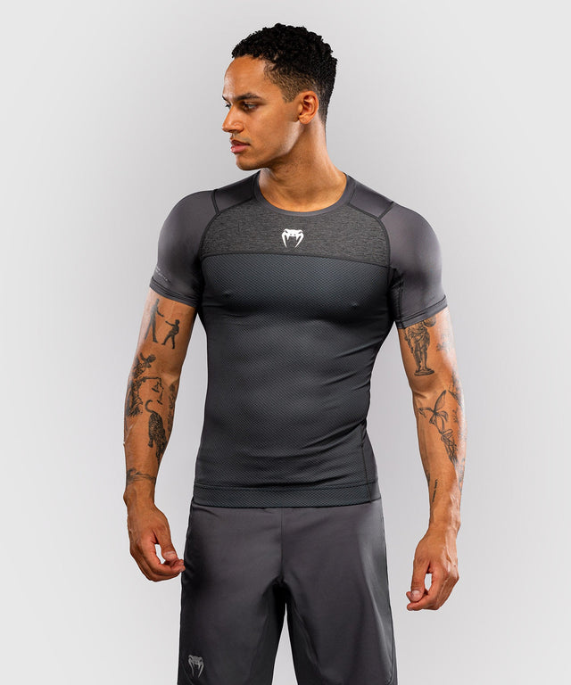 Venum Rashguard G-Fit Scale Korte Mouwen - Grå
