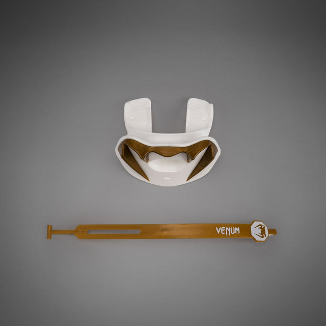 Venum Elite Mouthguard Lipguard OG Edition – White/Gold