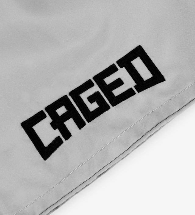 Caged Muay Thai shorts Classic - Lys grå/sort kvinde