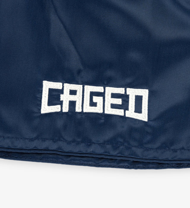 Caged Classic Muay Thai Shorts - Navy Blue