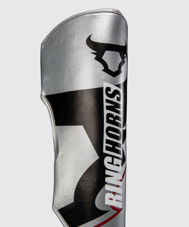 Ringhorns Charger Shin guards – Silver/Black