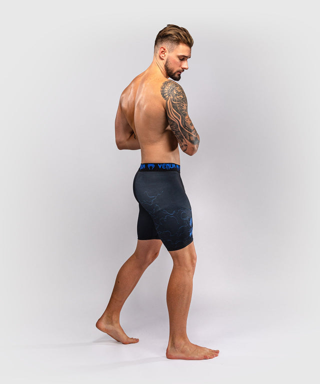 Venum Compression shorts Thunder Dragon – Black/Royal blue