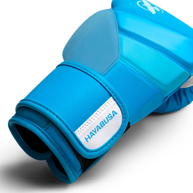 Hayabusa T3 Neon Boxing Gloves - Blue