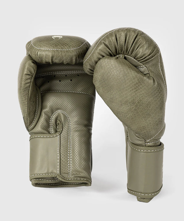Venum Boxing Gloves Impact Evo Scales - Army Green