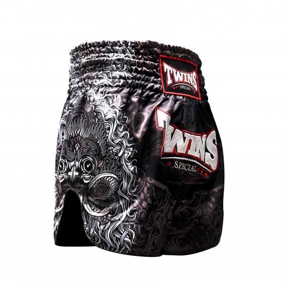 Twins Muay Thai Shorts TTBL Rangda - Black/Gray