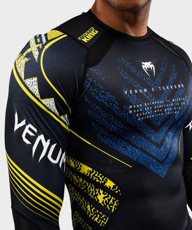 Venum Rashguard TEKKEN 8 King – Black/Yellow – photo 5