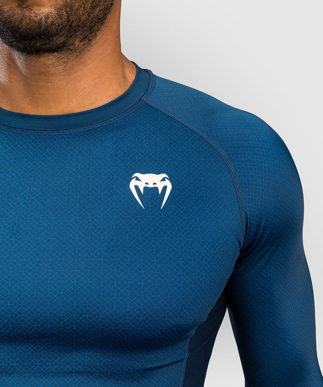 Venum Rashguard x Roger Gracie Academy Long Sleeves – Blue