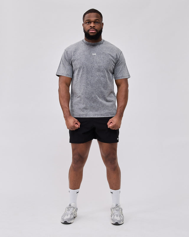 Caged Classic T-Shirt - Washed Gray