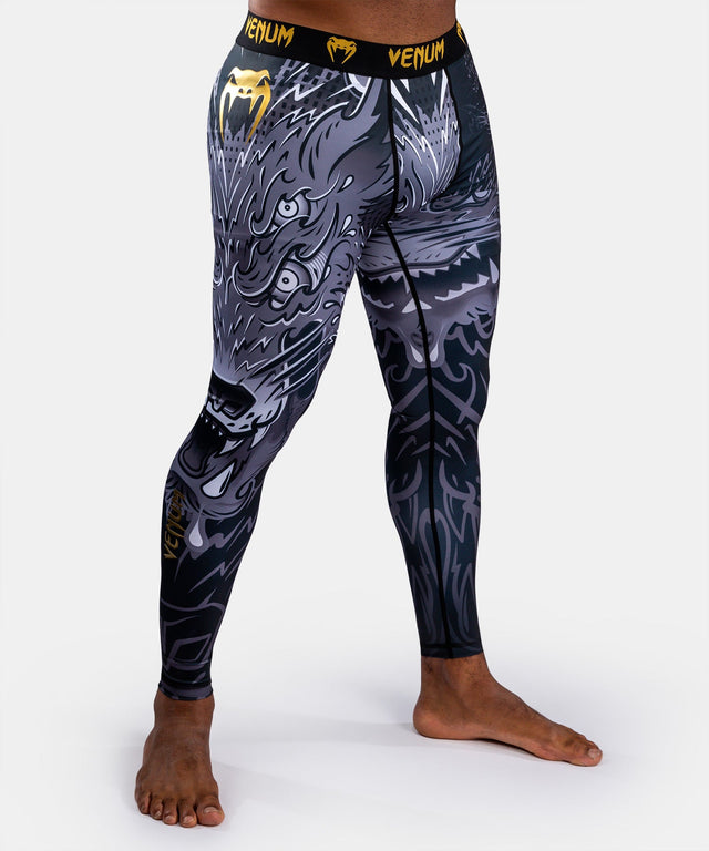 Venum Compression shorts & spats Wolf Atak - Black/Grey