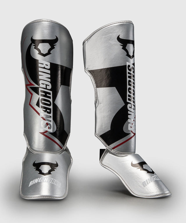 Ringhorns Charger Shin guards – Silver/Black