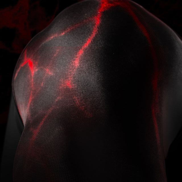 Hayabusa x UFC BJJ Rashguard Short Sleeves – Black/Red