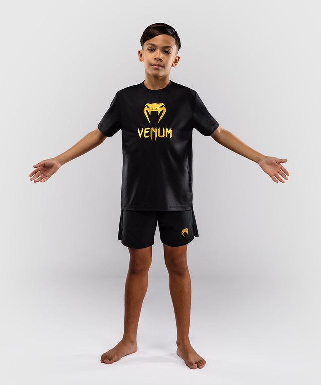 Venum T-Shirt Classic Dry Tech Kinderen - Zwart/Goud
