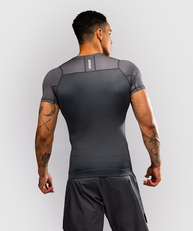 Venum Rashguard G-Fit Scale Korte Mouwen - Grå