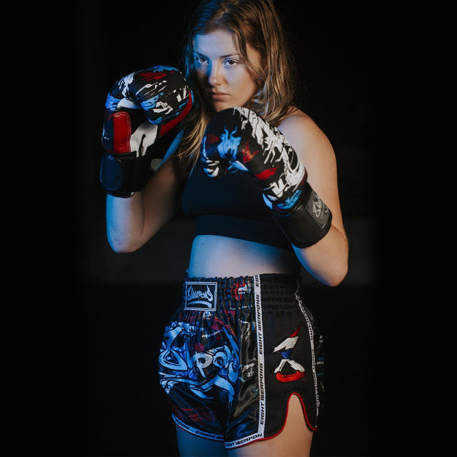 8 WEAPONS Muay Thai Shorts Cut Like A Blade 2.0 – Black