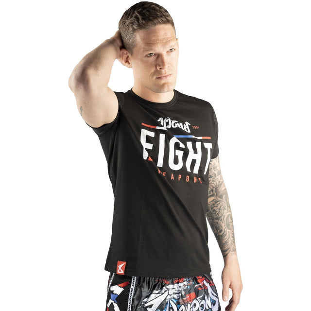 8 WEAPONS T-shirt The Fight – Black
