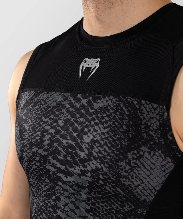 Venum G-Fit Scales Sleeveless Rashguard - Black/Grey