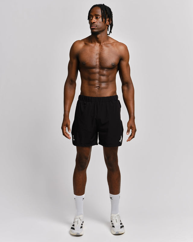 Caged 2-in-1 Running Shorts Stride - Black