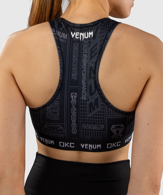 Venum Karate Combat Sports bra – Black/Grey