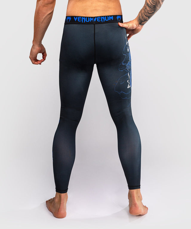 Venum Compression shorts Thunder Dragon – Black/Royal blue