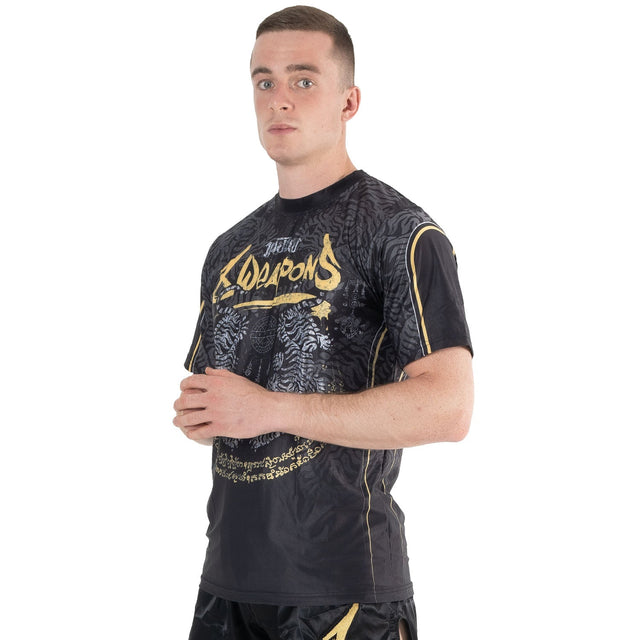 8 WEAPONS Functional T-shirt Tiger Yant – Black/Yellow