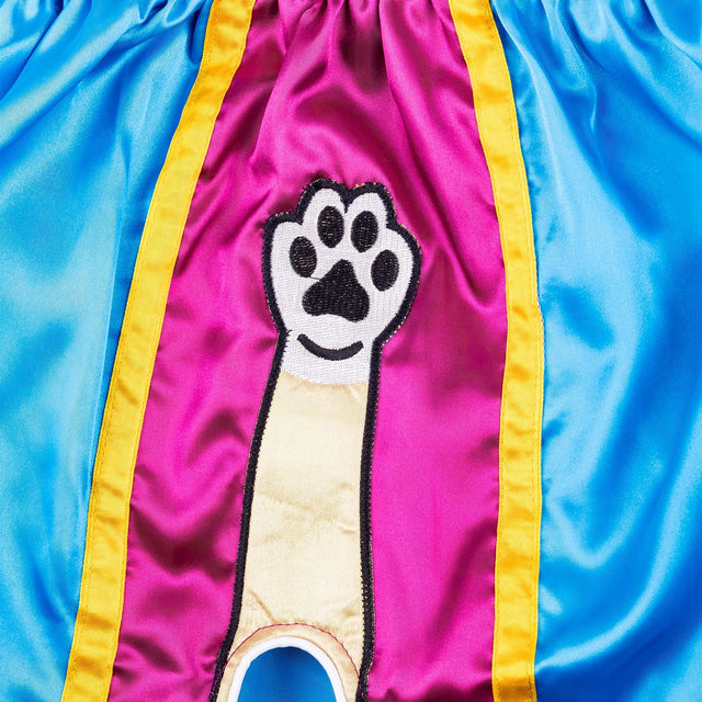 8 WEAPONS Muay Thai Shorts Meow Thai – Blue/Purple