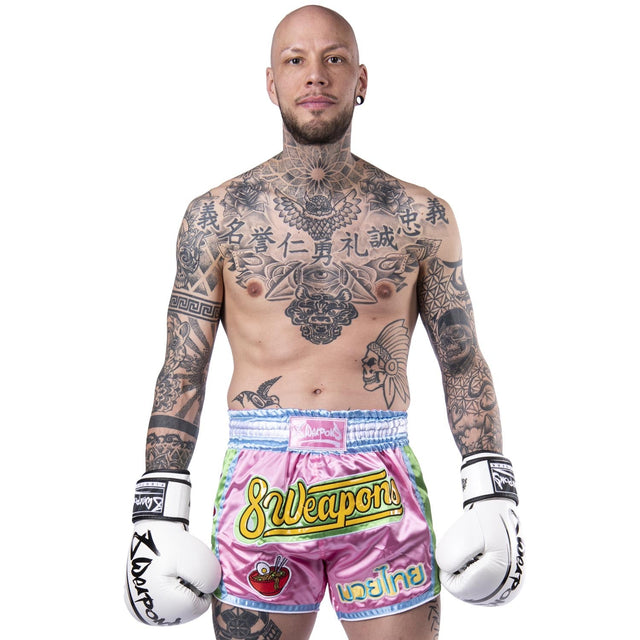 8 WEAPONS Muay Thai Shorts Yummy – Pink