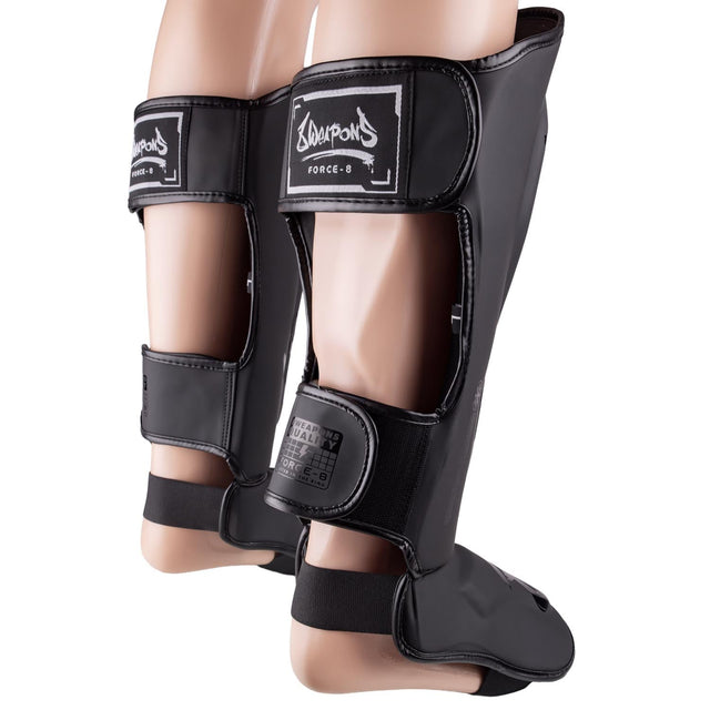 8 WEAPONS Shin guards Force 8 – Black
